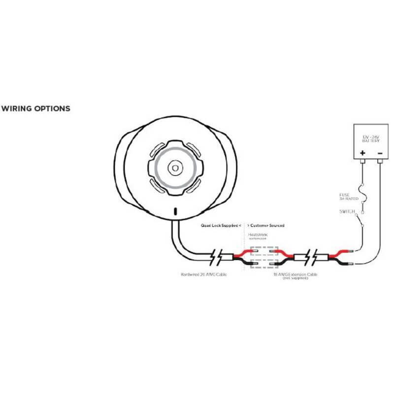 Tête de charge sans fil à quadrouille V2 étanche V2