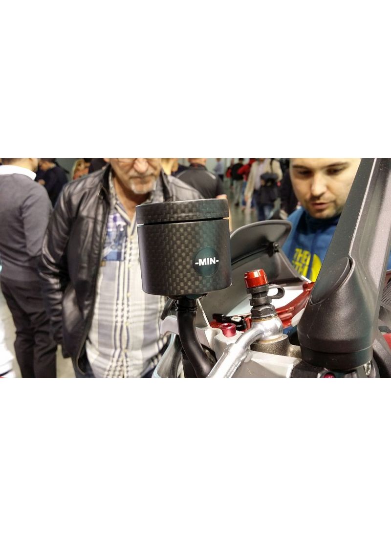 CNC Racing carbon Remvloeistof reservoir 25ml BMW F450GS Sport (2026+)