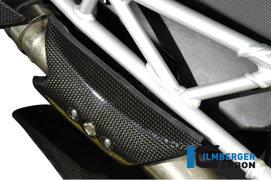 Hitteschild carbon voor originele uitlaat Ducati Hypermotard 1100 EVO SP (2010-2012)