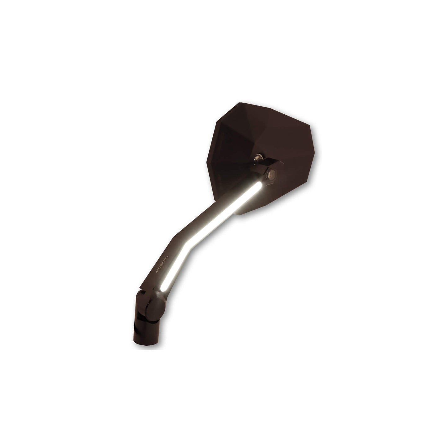 Miroir Highsider Stealth-X4 avec signal de virage à LED et lumière de position