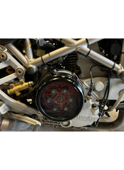 Transparant koppelingsdeksel 'Clear' voor Ducati Hypermotard 1100 EVO (2010-2012)