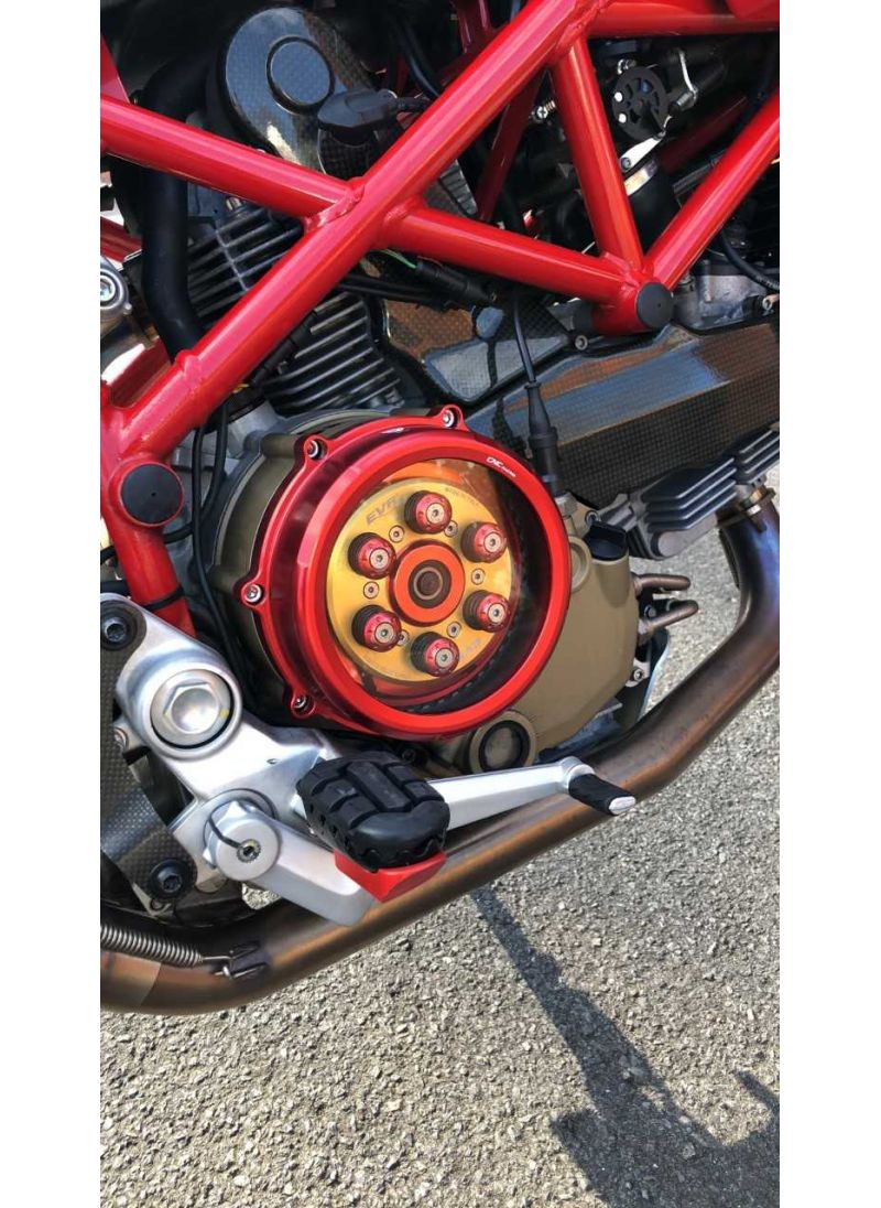 Transparant koppelingsdeksel 'Clear' voor Ducati Hypermotard 1100 EVO (2010-2012)