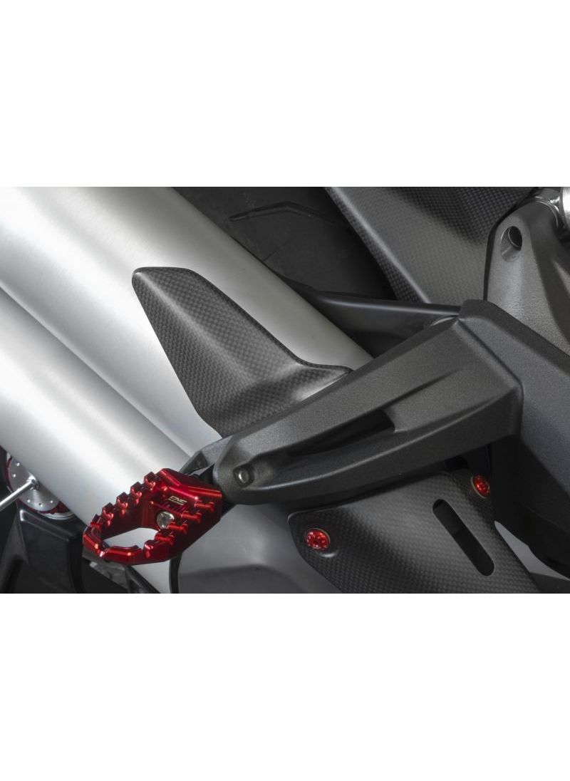 CNC Racing Carbon Hleelplate R - Monster 821 et 1200 Ducati Monster 821 Stripe (2016-2017)