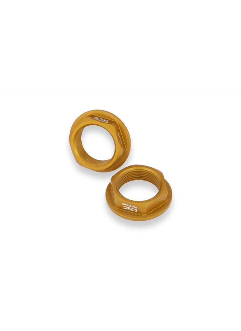 Achteras moer set - black red gold silver Ducati Monster V2 + (Plus) (2026+)
