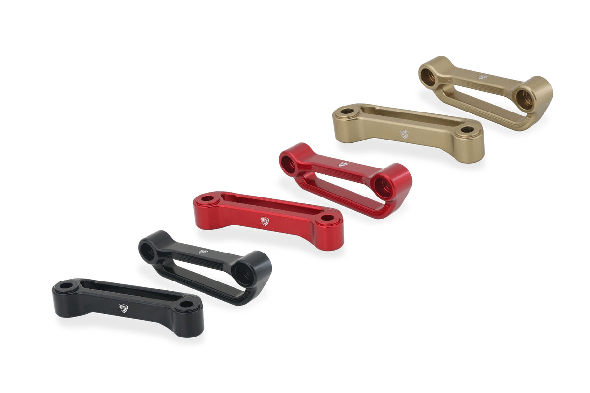 CNC Racing duosteun vervanger set voor MV Agusta Superveloce 800 verkrijgbaar in zwart, rood en brons.