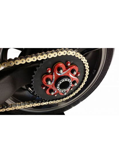 Achtertandwieldrager Bicolore 6-bouts (grote achteras) Ducati Diavel V4 RS (2025+)