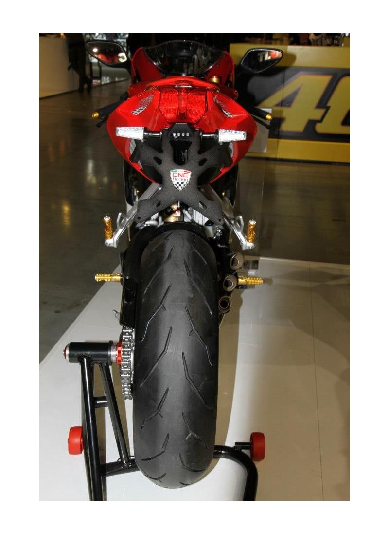 CNC Racing license plate support kit Ducati Hypermotard 1100S (2007-2009)