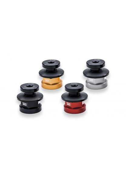 Achteras moerenset incl. paddockstand bobbins Ducati Monster V2 Dark (2027+)