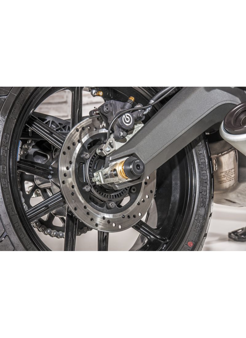 Achteras moerenset incl. paddockstand bobbins Ducati Monster V2 Dark (2027+)
