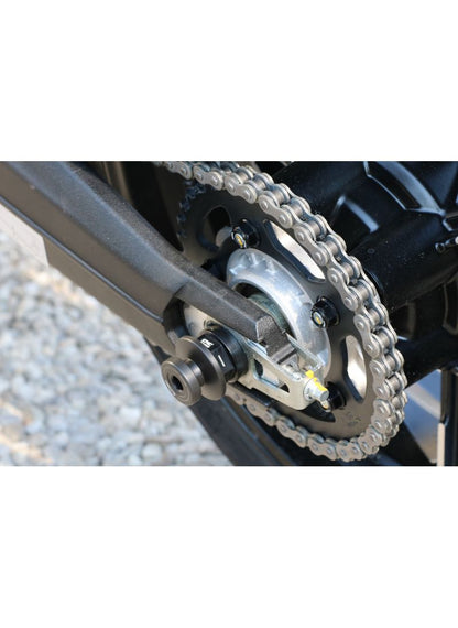 Achteras moerenset incl. paddockstand bobbins Ducati Monster V2 Dark (2027+)