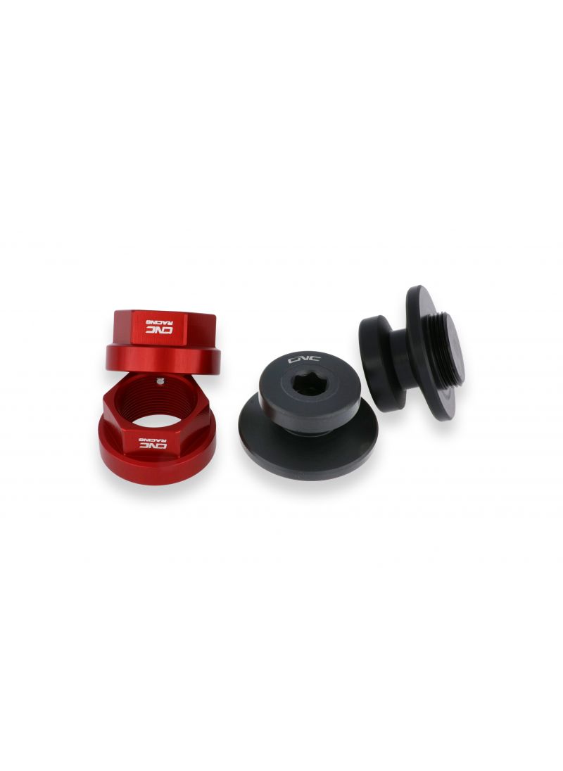 Achteras moerenset incl. paddockstand bobbins Ducati Monster V2 Dark (2027+)