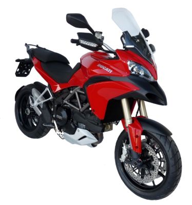 Fabbri touring windscherm satijn zwart Ducati Multistrada 1200 (2010-2012)