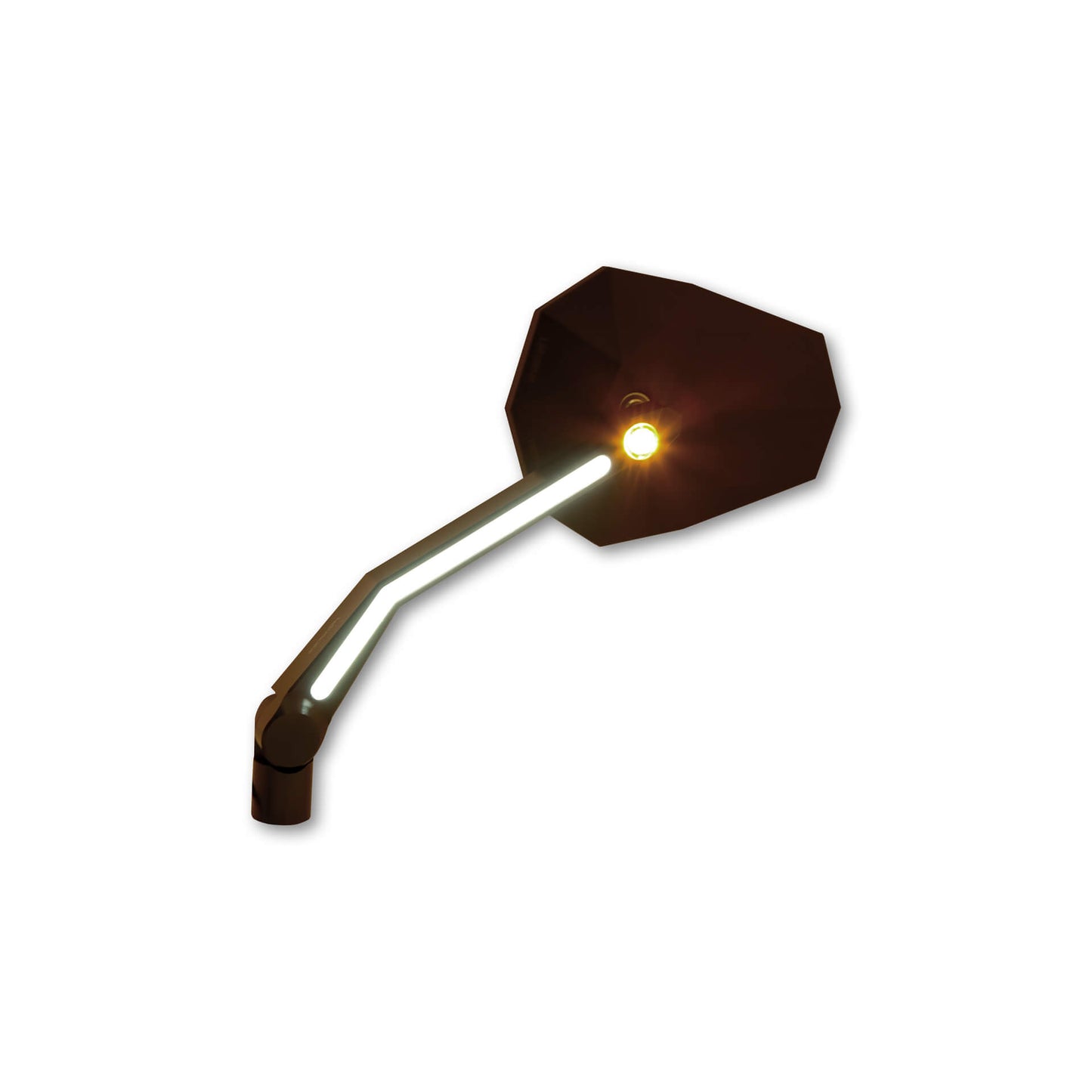 Miroir Highsider Stealth-X4 avec signal de virage à LED et lumière de position