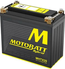 MotoBatt MHTX20 Hybrid Lithium-La Battery 12V / 550CCA (14AH / 21AH PB EQ / 690PHCA)