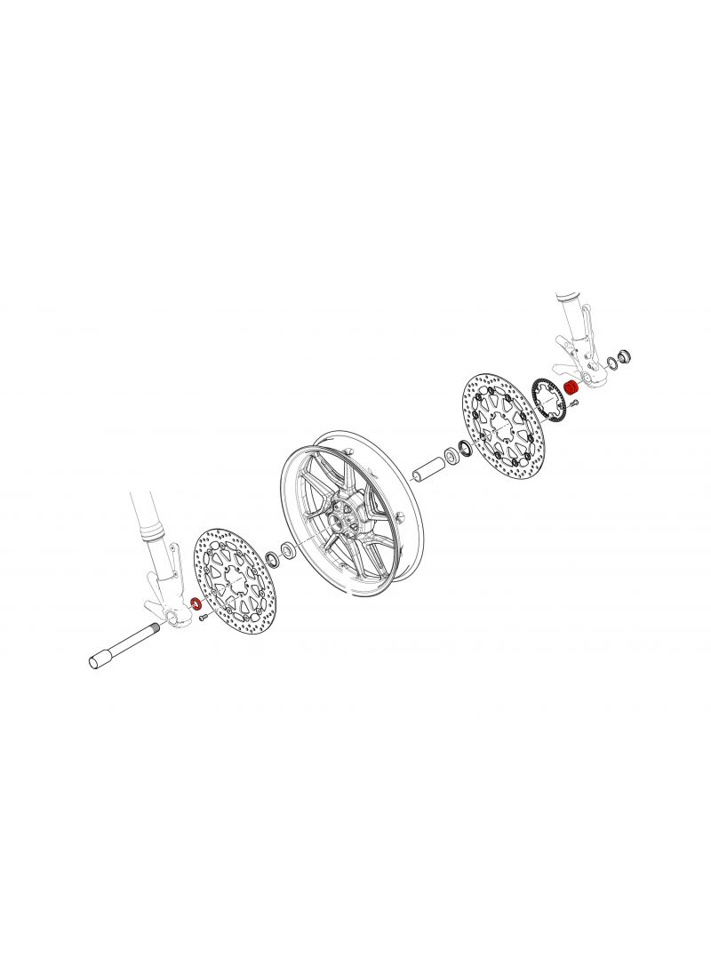 BST Carbon Achtervelg Rapid Tek 5,5 x 17" Ducati Hypermotard 950