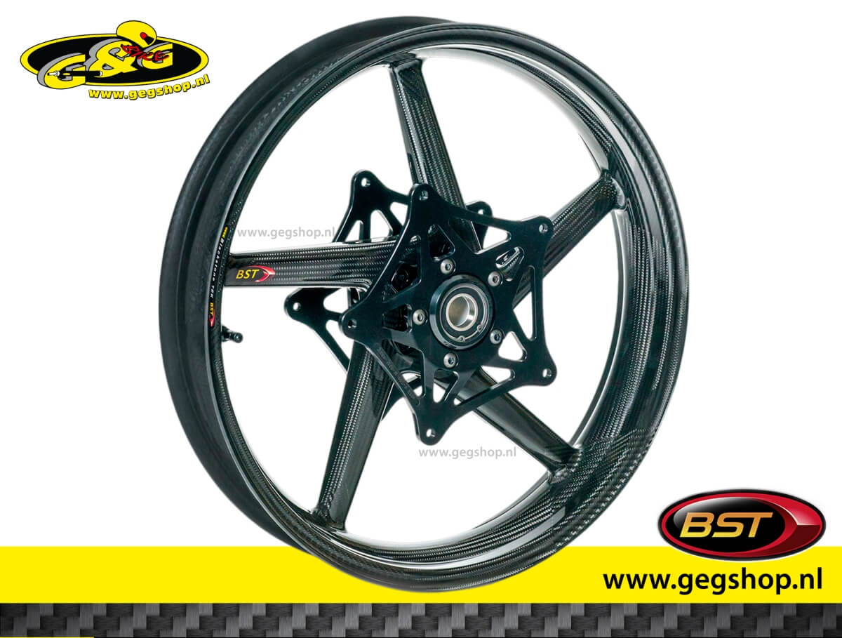 BST Carbon Front Rim Black Diamond 3,5 x 17 "Suzuki GSXR1000 2005 - 2008