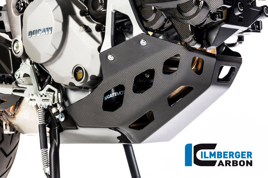 Motorblok beschermer (bellypan) glanzend carbon Ducati Multistrada Enduro Pro 1260 (2019)