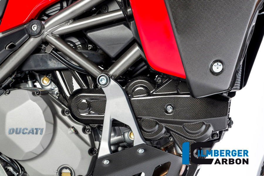Horizontale Distributieriem cover glanzend carbon Ducati Multistrada Enduro 1200 (2016-2018)