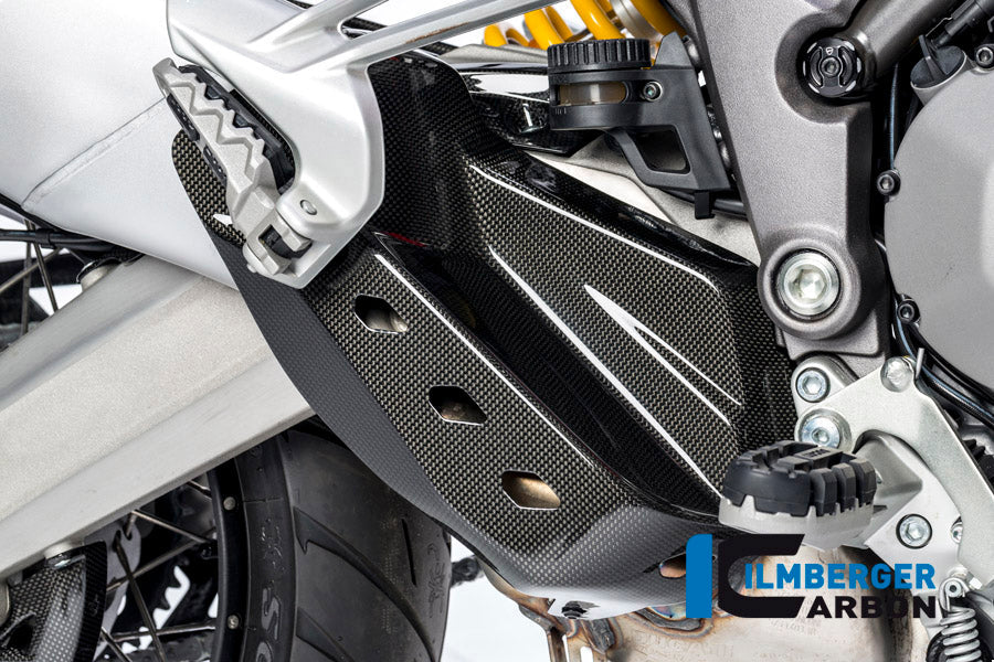 Uitlaathitteschild glanzend carbon Ducati Multistrada Enduro 1260 (2019-2021)
