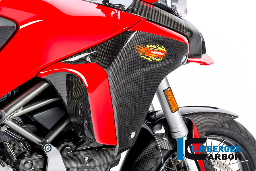 Zijkuip paneel rechts glanzend carbon Ducati Multistrada V2 (2022-2024)