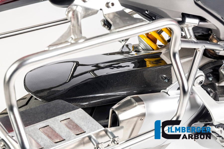 Achterspatbord (hugger) incl. kettingbeschermer glanzend carbon Ducati Multistrada V2S (2022-2024)
