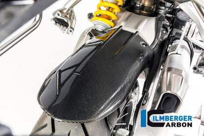 Achterspatbord (hugger) incl. kettingbeschermer glanzend carbon Ducati Multistrada V2 (2022-2024)
