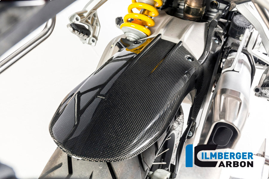 Achterspatbord (hugger) incl. kettingbeschermer glanzend carbon Ducati Multistrada V2S (2022-2024)