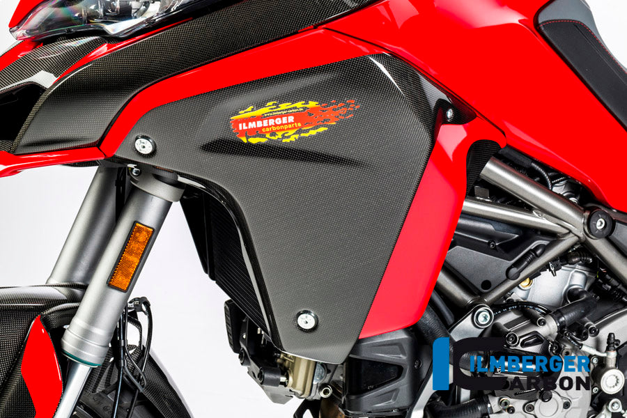 Zijkuip paneel links glanzend carbon Ducati Multistrada V2 (2022-2024)