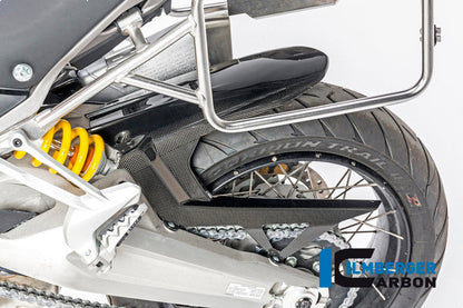 Achterspatbord (hugger) incl. kettingbeschermer glanzend carbon Ducati Multistrada 950 (2019-2021)