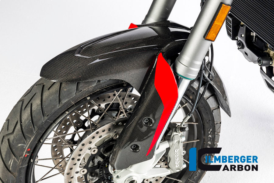Voorspatbord glanzend carbon Ducati Multistrada 950S (2019-2021)