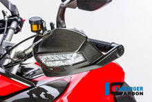 Handkap handbeschermer met montagepunten knipperlichten links glanzend carbon Ducati Multistrada Enduro 1260 (2019-2021)