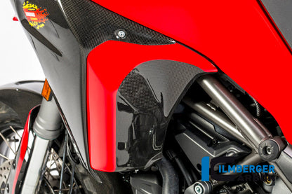 Zijkuip paneel Binnenste panel links glanzend carbon Ducati Multistrada V2 (2022-2024)