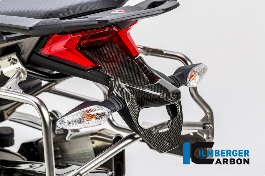 Kentekenplaathouder cover glanzend carbon Ducati Multistrada 950S (2019-2021)