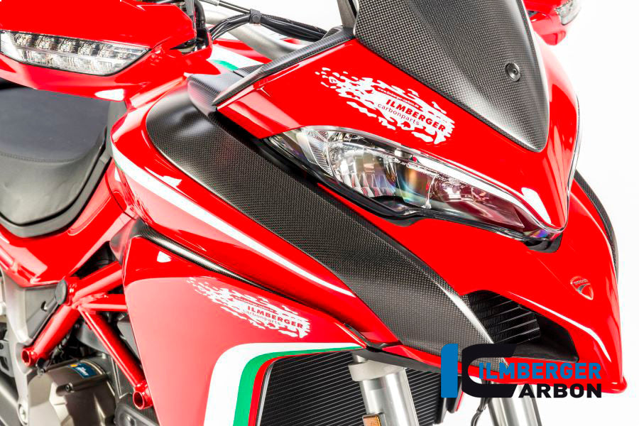 Tank en Luchtinlaat cover rechts mat carbon Ducati Multistrada 950 (2019-2021)