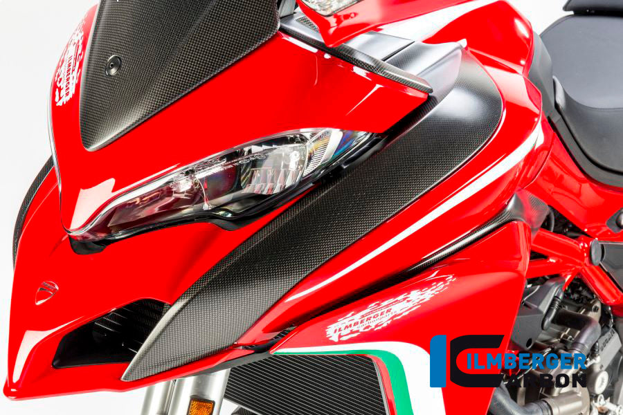 Tank en Luchtinlaat cover links mat carbon Ducati Multistrada V2 (2022-2024)