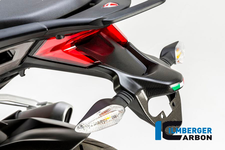 Kentekenplaathouder cover mat carbon Ducati Multistrada 950 (2017-2018)