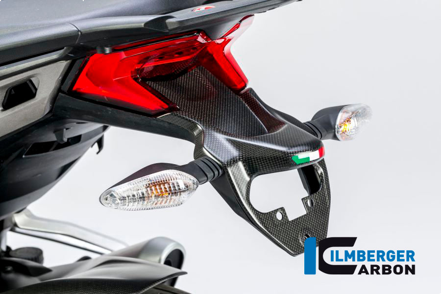 Kentekenplaathouder cover mat carbon Ducati Multistrada Enduro 1260 (2019-2021)
