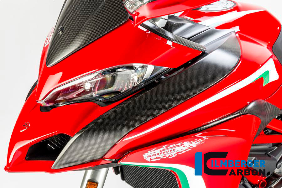 Tank en Luchtinlaat cover links mat carbon Ducati Multistrada Enduro Pro 1260 (2019)