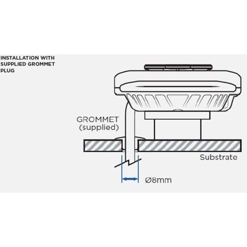 Tête de charge sans fil à quadrouille V2 étanche V2