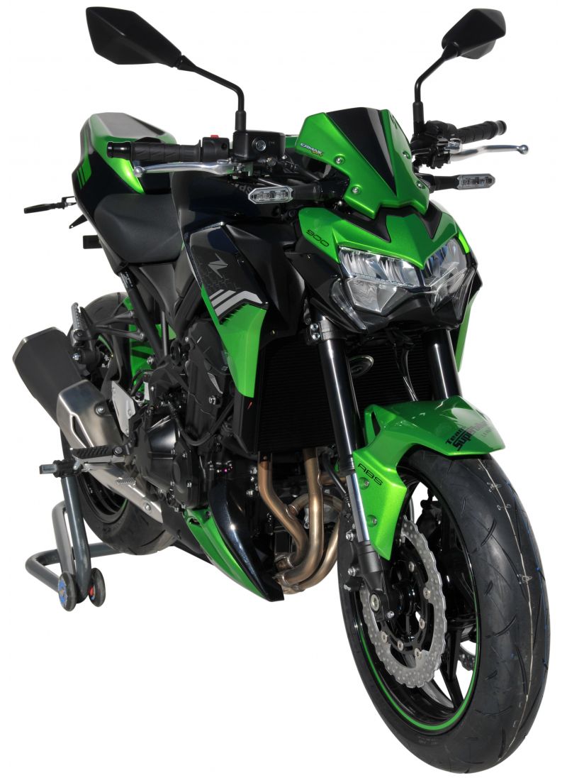 En pare-brise de couleur Ermax Kawasaki Z900 2020+