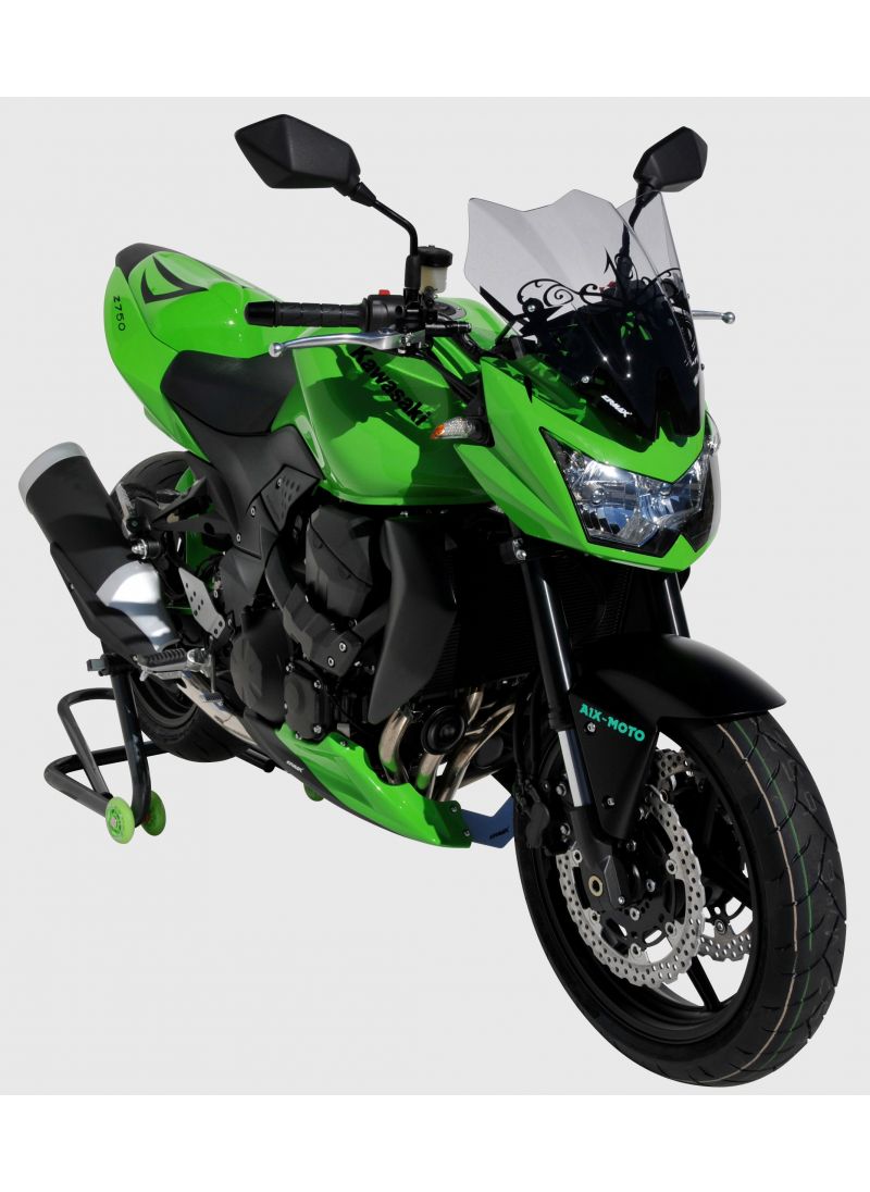 Ermax Double Bubble FlyScreen Windshield 39cm Z750 2007-2013-Z1000 (Kit d'installation inclus)