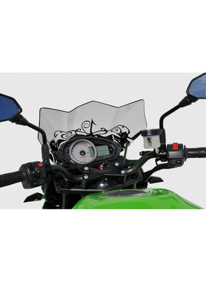 Ermax Double Bubble flyscreen windshield 39cm Z750 2007-2013 - Z1000-style (incl. installation kit)