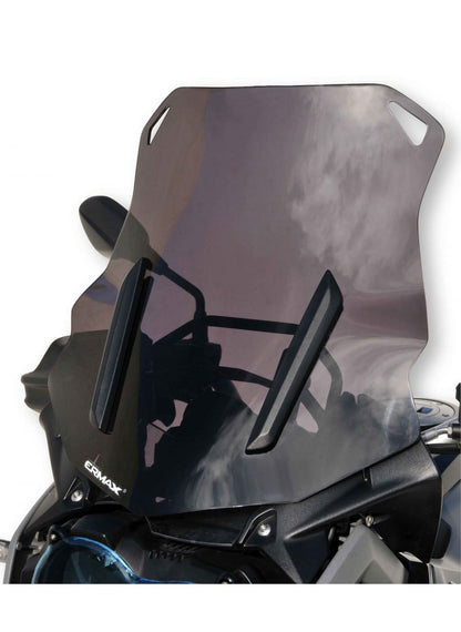 En pare-brise à haut écran Ermax + 8 cm (hauteur totale 46 cm) pour R1200gs / Adventure (Kit d'ajustement incl.) 2013-2016