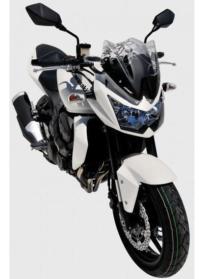 Ermax Sport Double Bubble flyscreen windshield 29cm Z750 2007-2013 - Z1000-style (incl. installation kit)