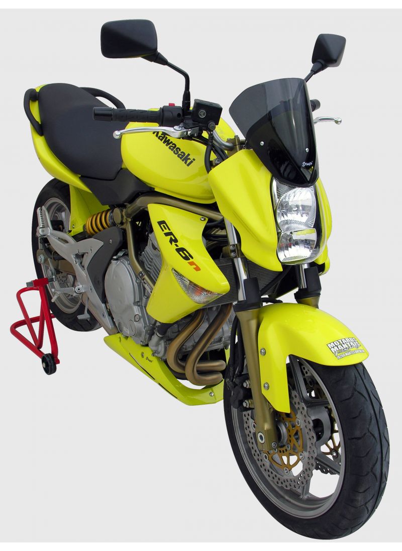 Ermax Double Bubble FlyScreen Windshield 26cm ER6N 2006-2008 (Kit d'installation inclus)
