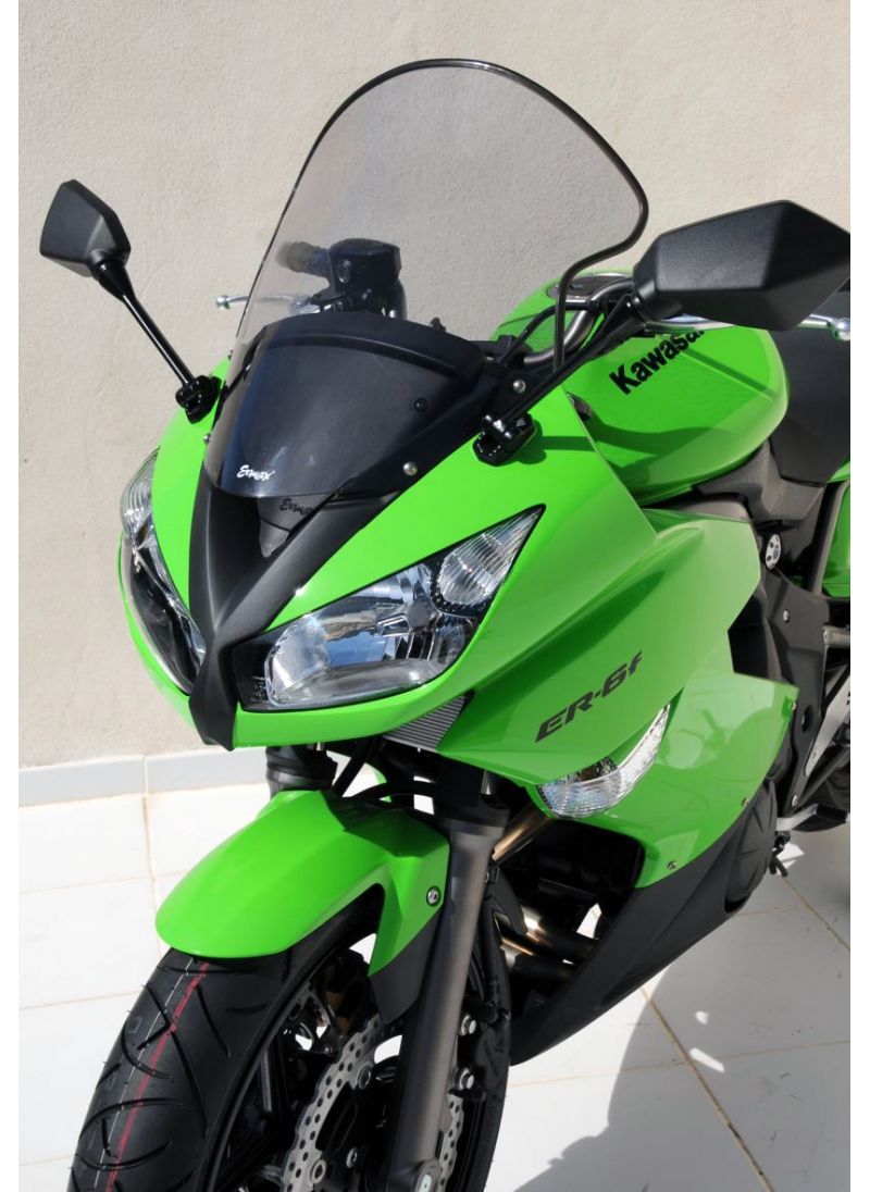 En pare-brise à haut Ermax + 7 cm (hauteur totale 46 cm) pour 2009-2011 ER6F