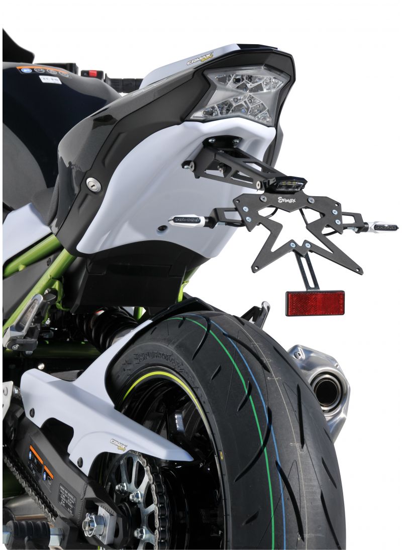 Ermax Undertail Plaque d'immatriculation Support Kawasaki Z900 2017-2019