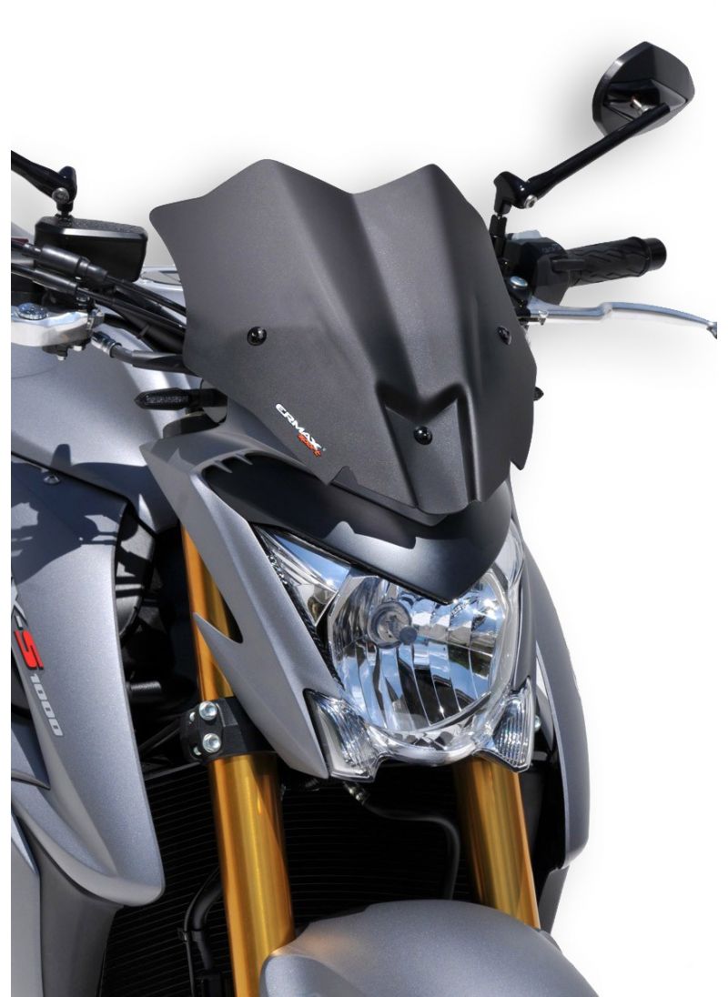 Ermax flyscreen windshield 30cm for GSX S 1000 (+ SUPPORT ABS) 2015