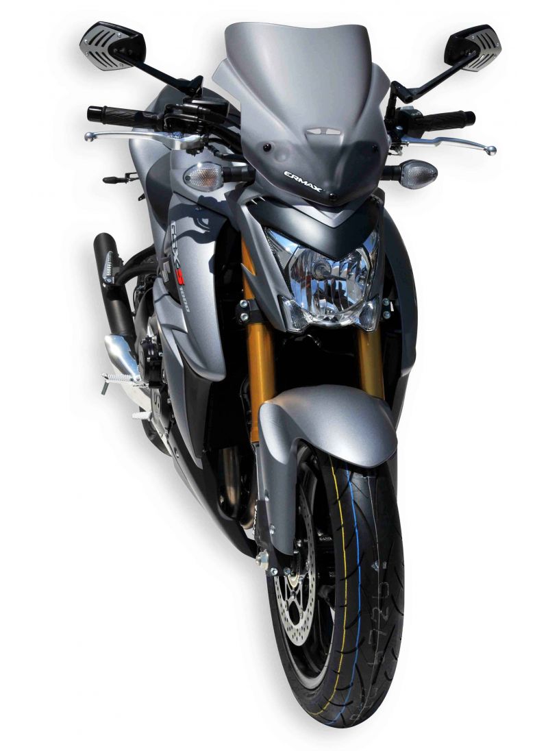 Ermax sport windscreen 37cm for GSX S 1000 (+ SUPPORT ABS) 2015