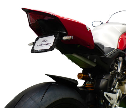 Verstelbare kentekenplaathouder incl. knipperlichten Evotech - Ducati Panigale V4 SP (2021 - 2024)